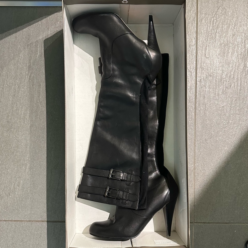 Cole Haan Black Knee High Boots